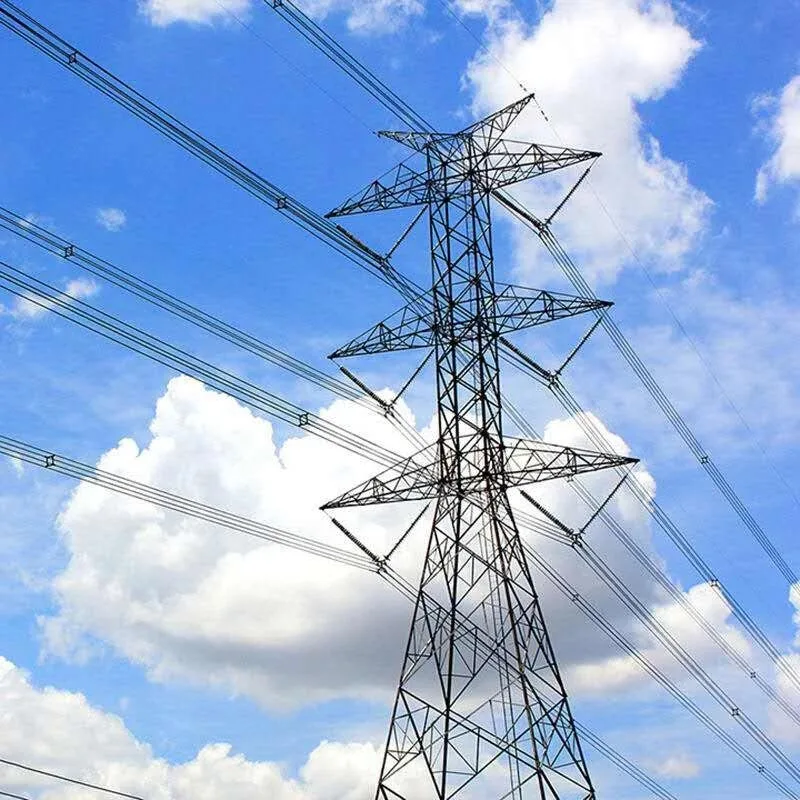 132kV cinkuoto kampinio plieno perdavimo bokštas