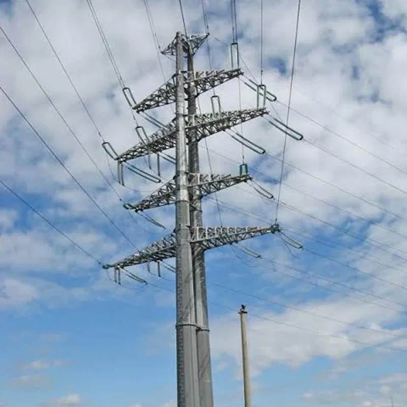 Elektrinio maitinimo plieno vamzdžių stulpas